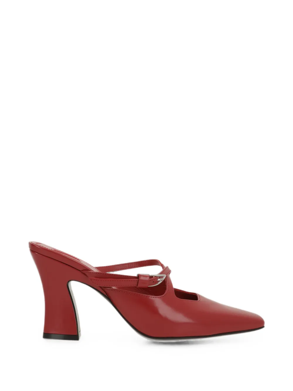 Nodaleto Leren muiltjes Rood
