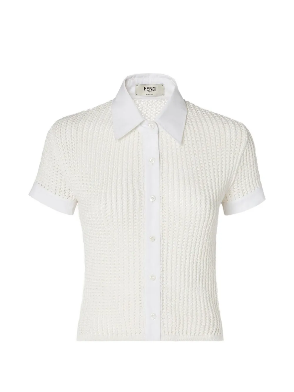 FENDI Blouse met korte mouwen Wit