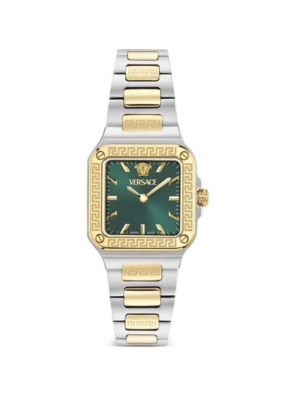 Versace グレカ エッジ 30mm 腕時計 | グリーン | FARFETCH JP