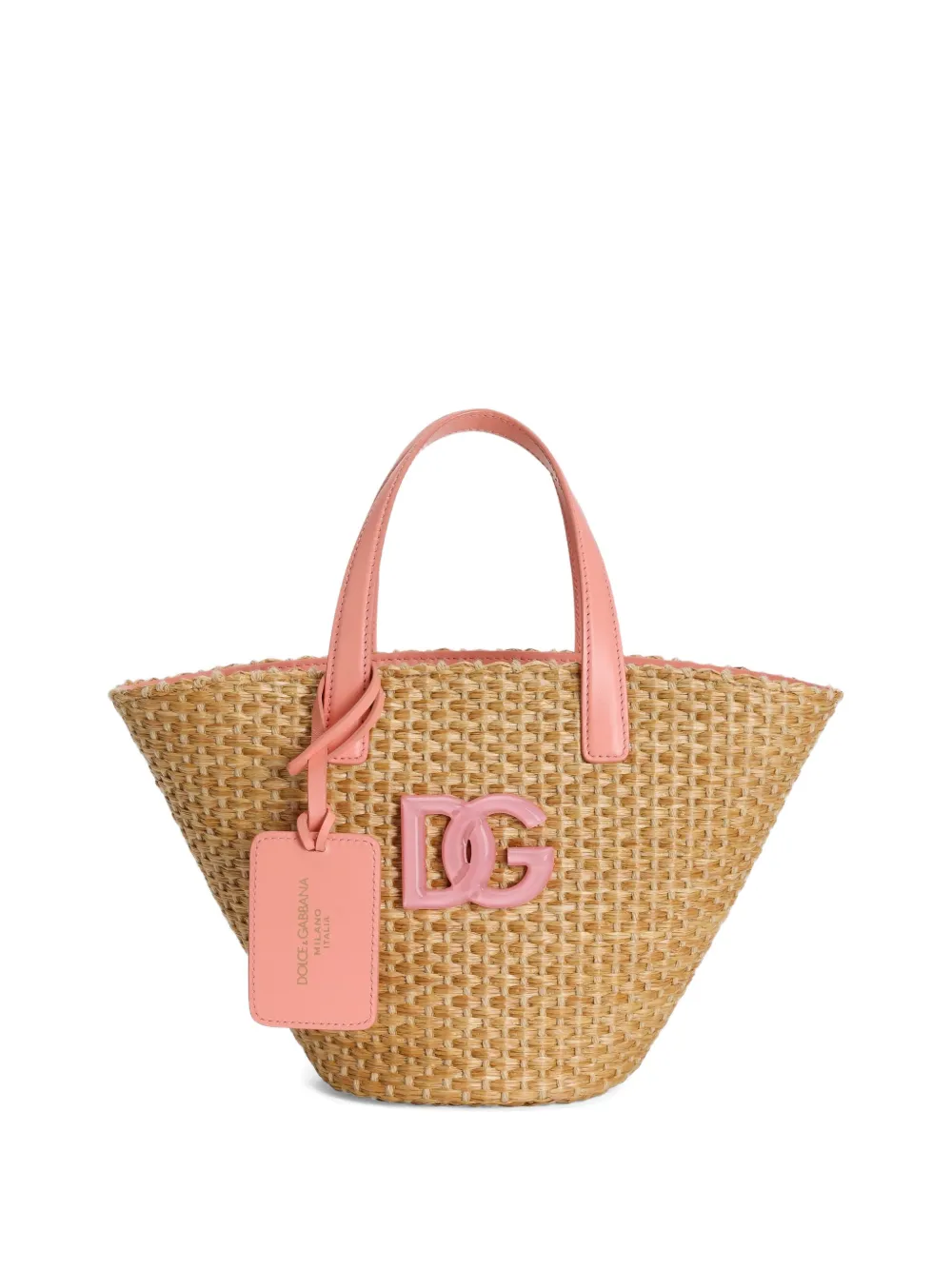 Dolce & Gabbana Kids logo-tag tote bag - Toni neutri