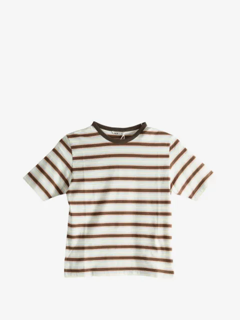 Auralee striped-pattern T-shirt