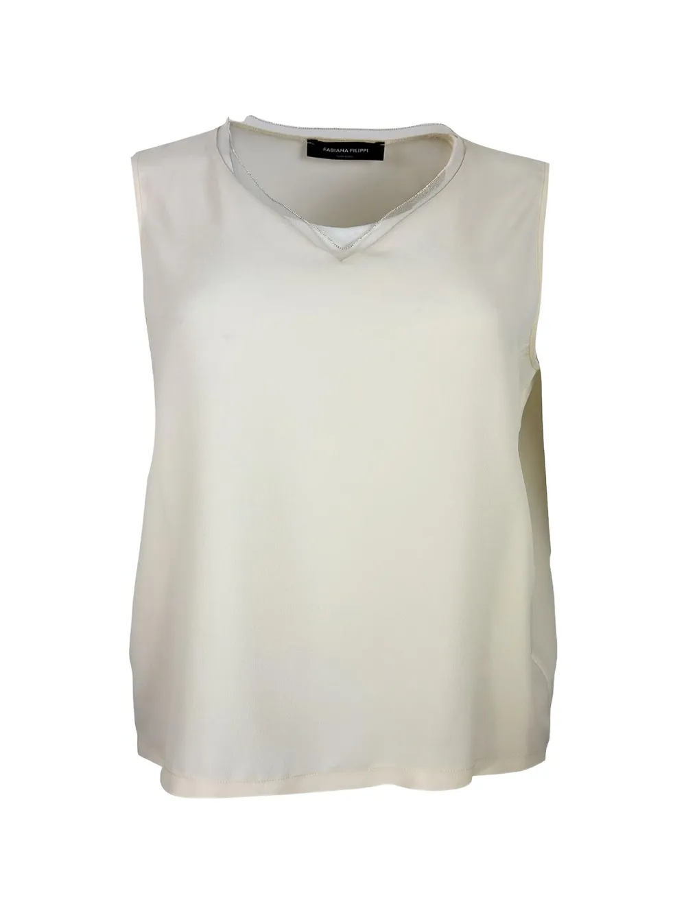 Fabiana Filippi sleeveless top - Toni neutri