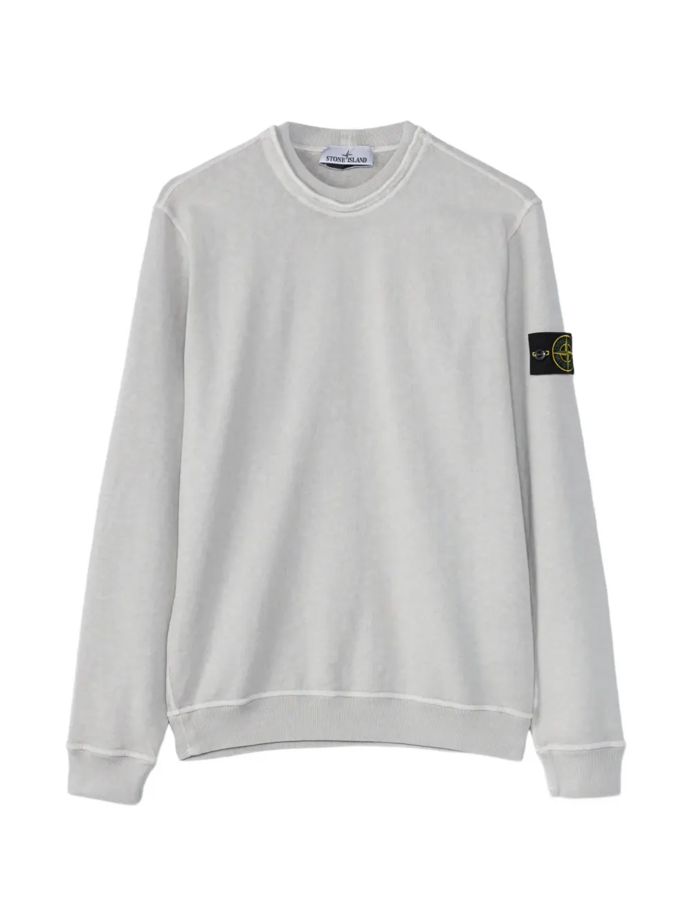 Stone Island logo-patch sweatshirt - Grau