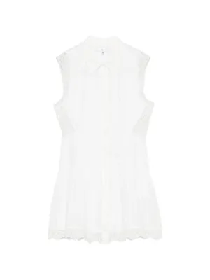 FRAME Day Dresses | Micro Flare Denim Minidresses | FARFETCH