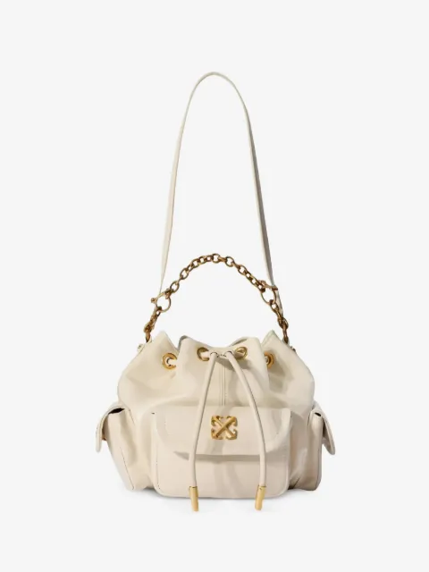 Off-White Dumbo.B leather bucket bag