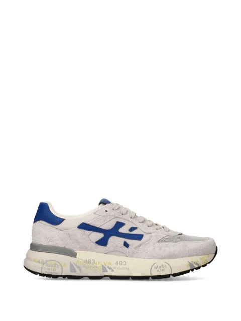 Premiata Mick 0.1 suede-appliqué sneakers