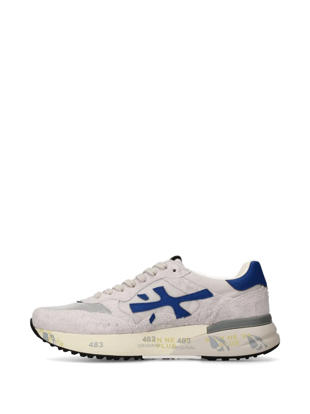 Premiata Mick 0.1 sneakers met suède applicatie Grijs