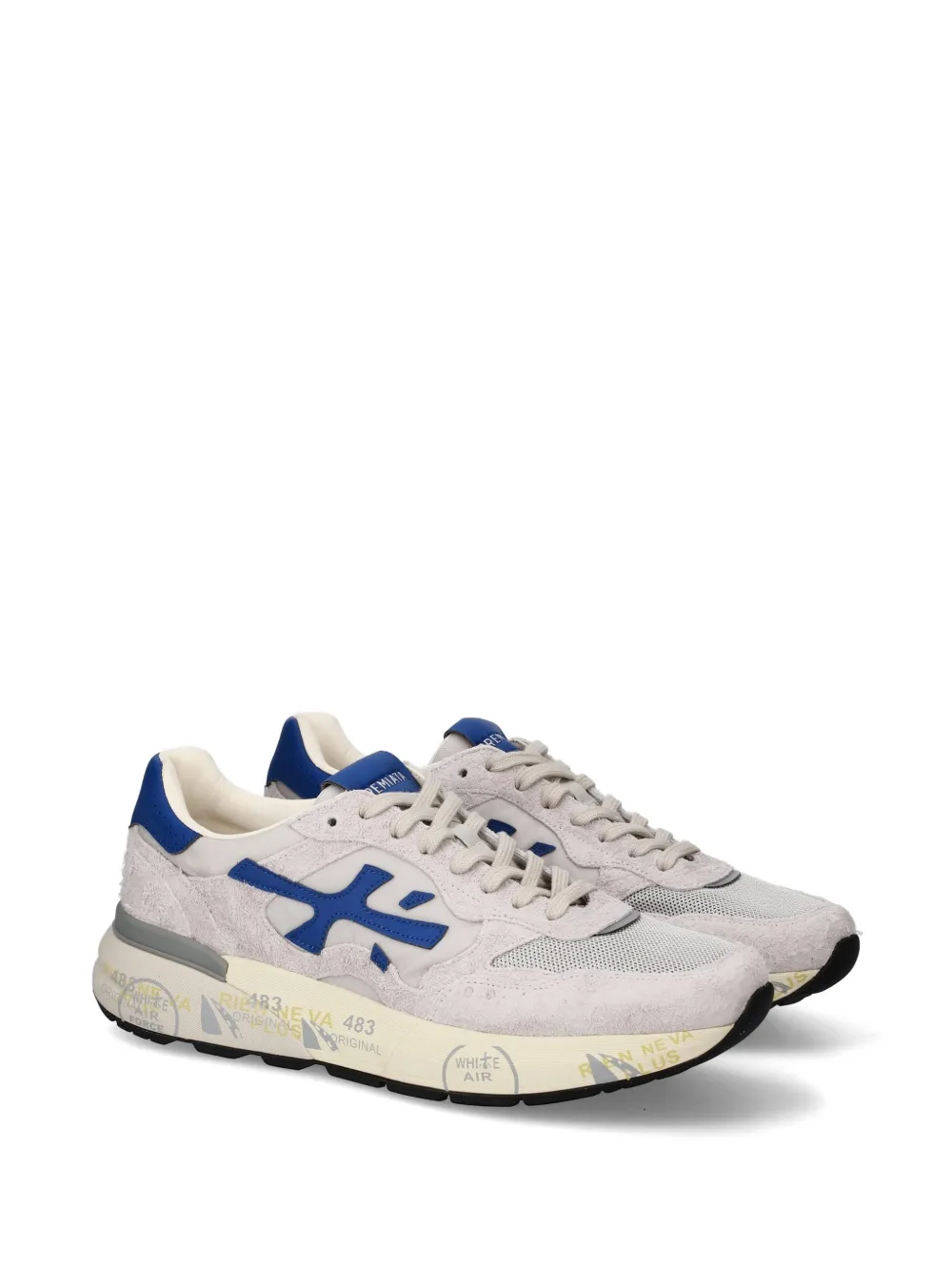 Premiata Mick 0.1 sneakers met suède applicatie Grijs