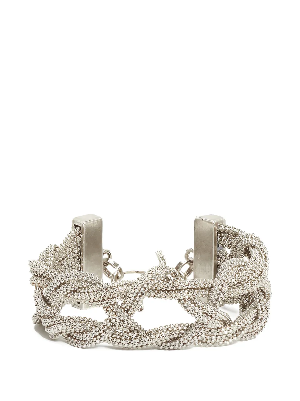 Fabiana Filippi braided chain bracelet - Argento