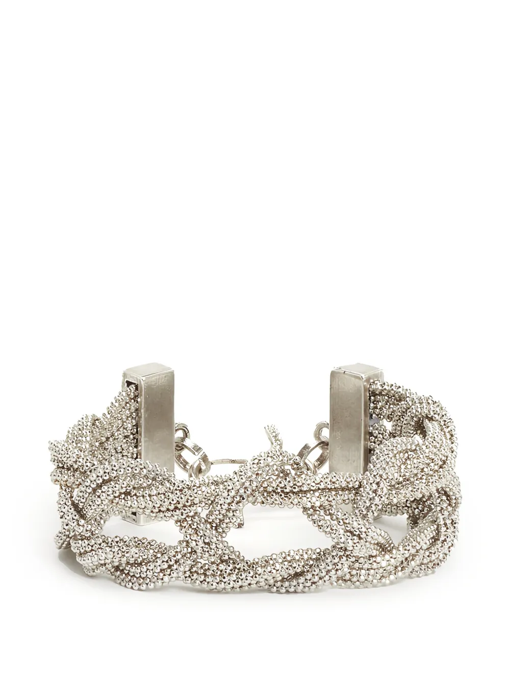 Fabiana Filippi braided chain bracelet - Argento