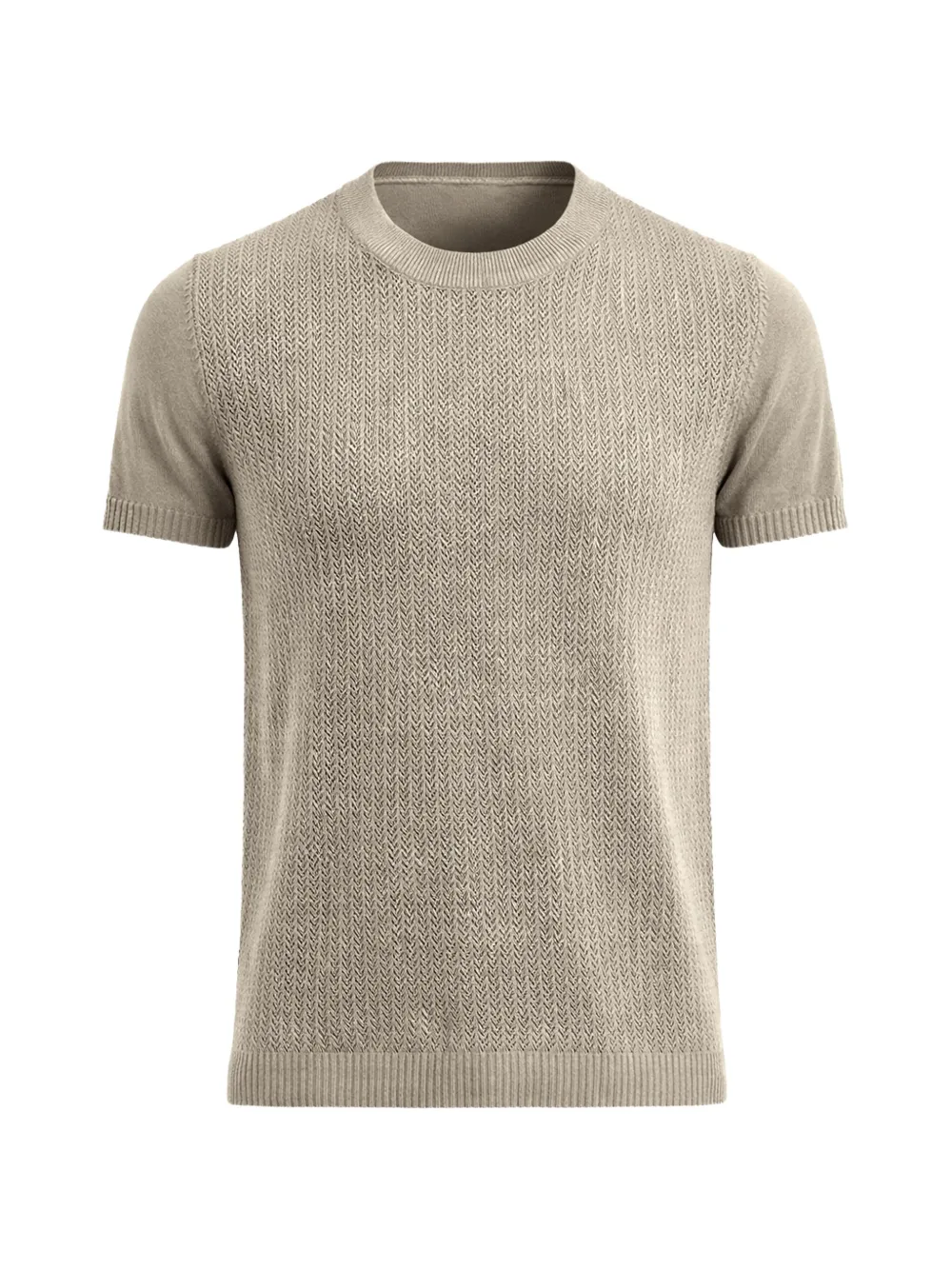 THIBAULT VAN DER STRAETE knitted T-shirt - Toni neutri