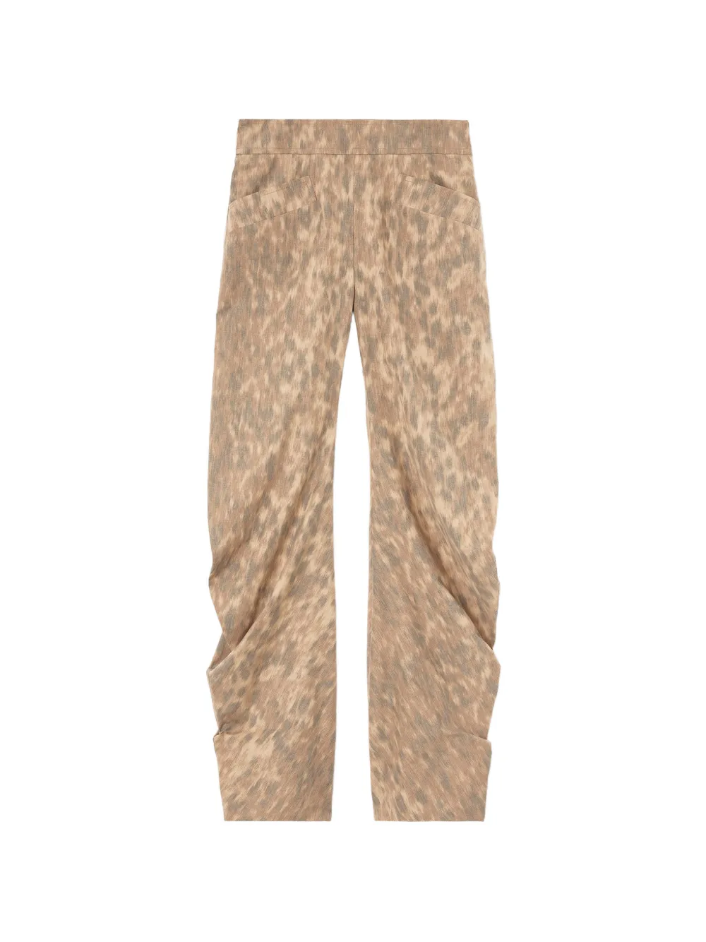 GANNI printed trousers - Toni neutri
