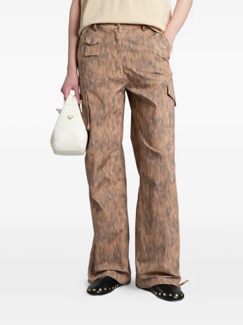 GANNI pantalones estampados