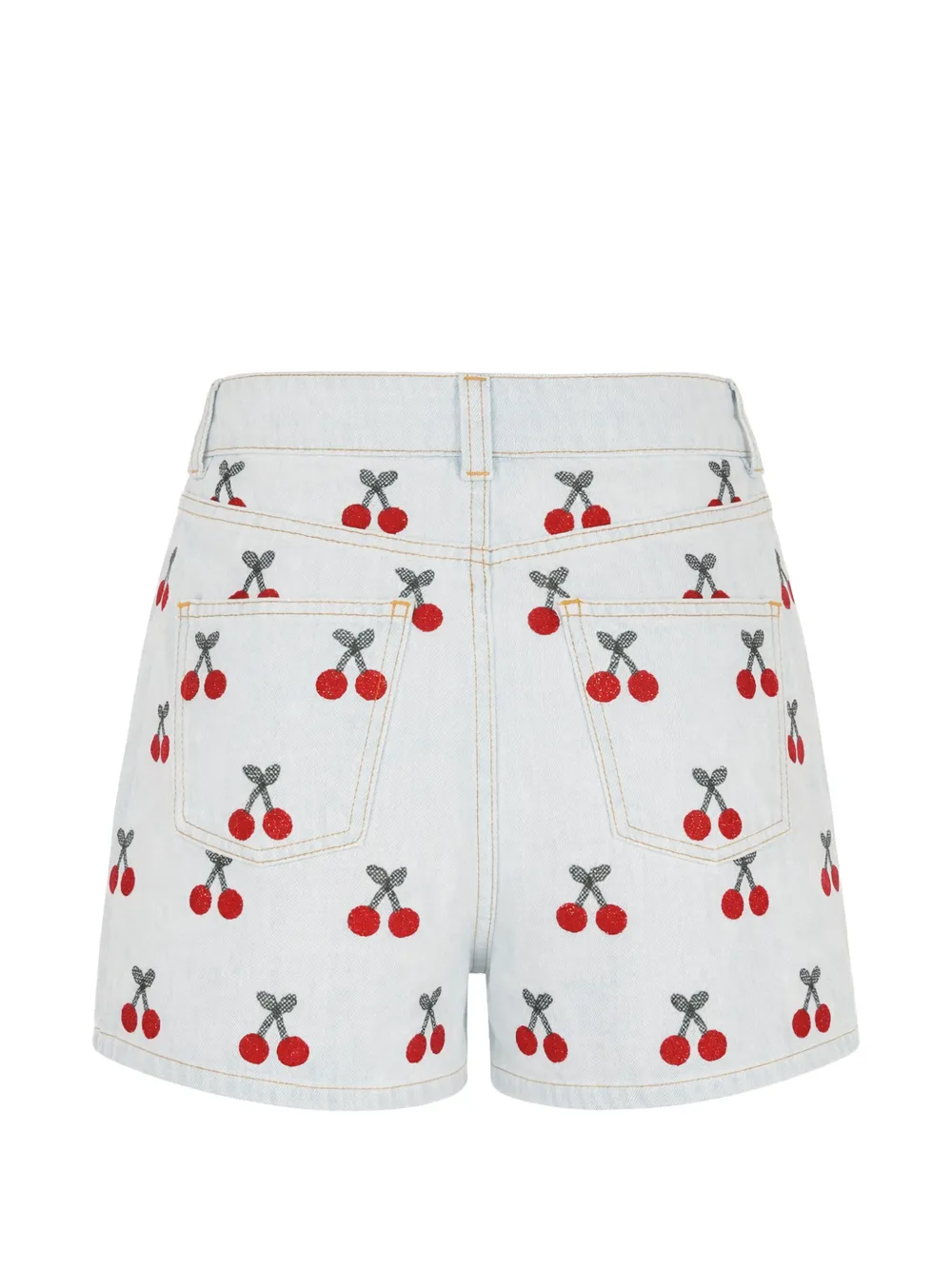 FARM Rio Shorts met kersenprint Blauw
