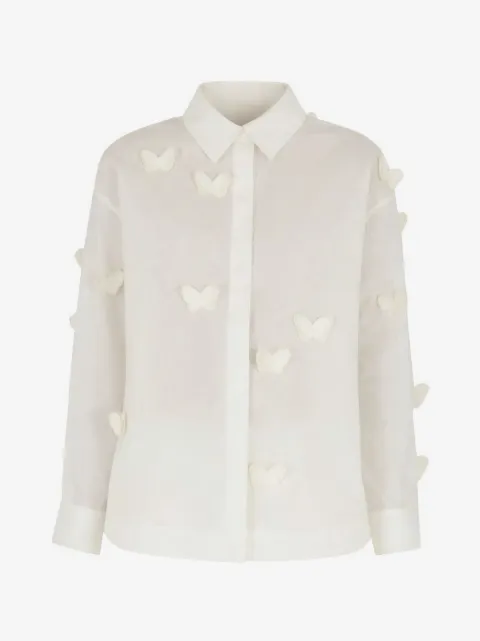 FARM Rio butterfly fringe shirt