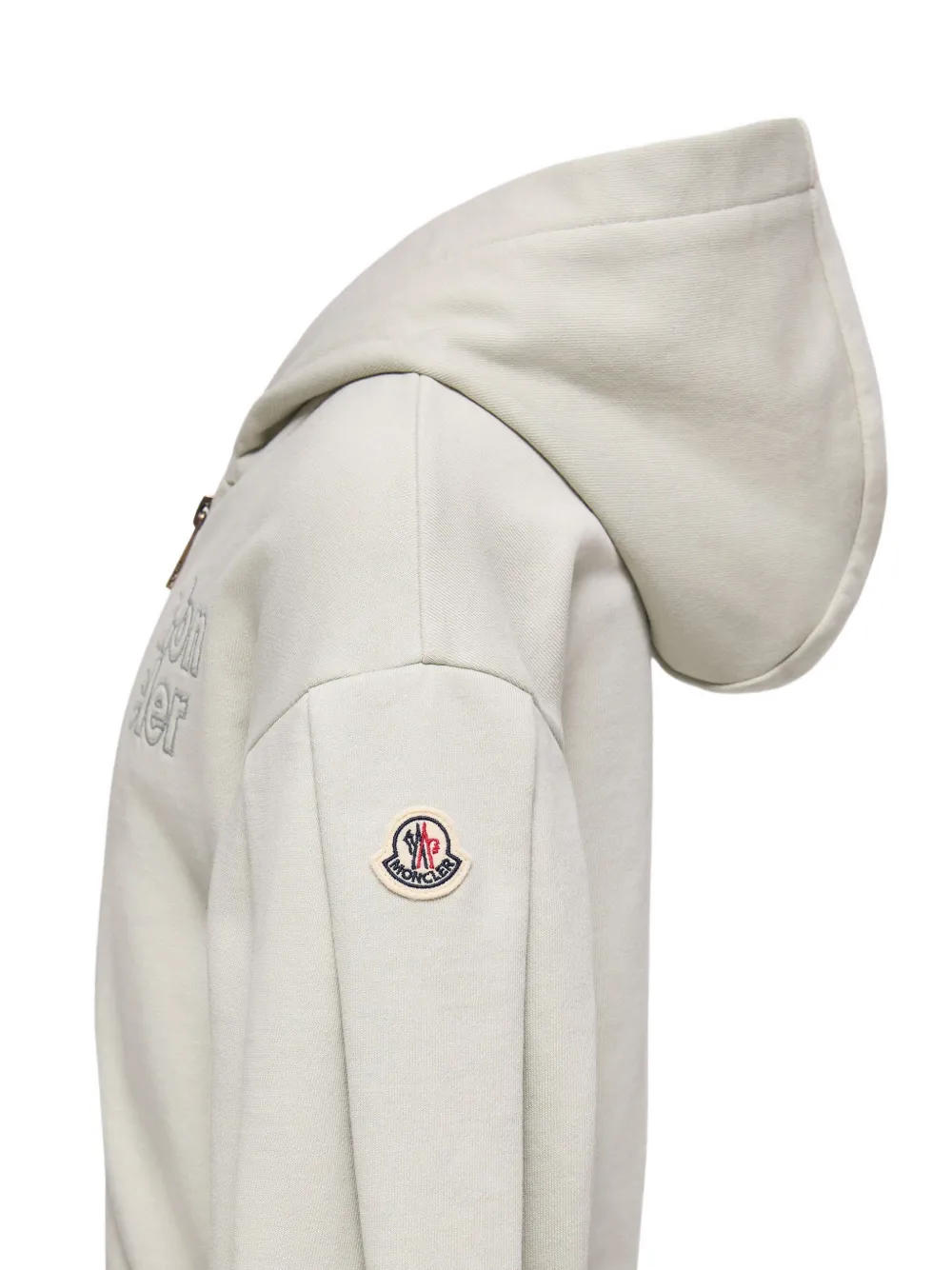 Moncler Enfant Hoodie met rits Beige