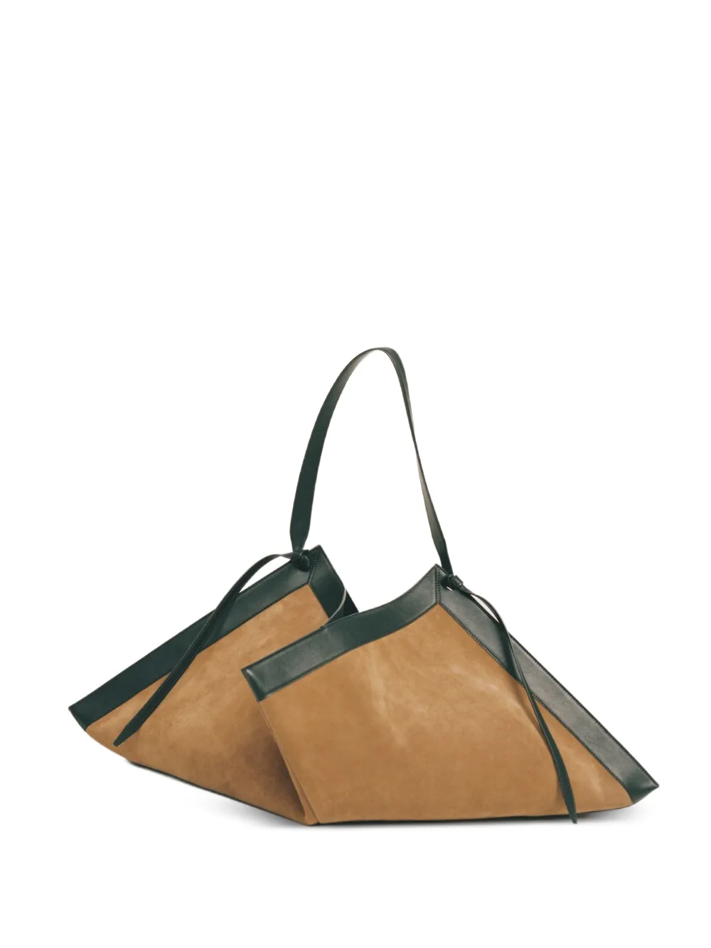 Yuzefi leather tote bag - Marrone