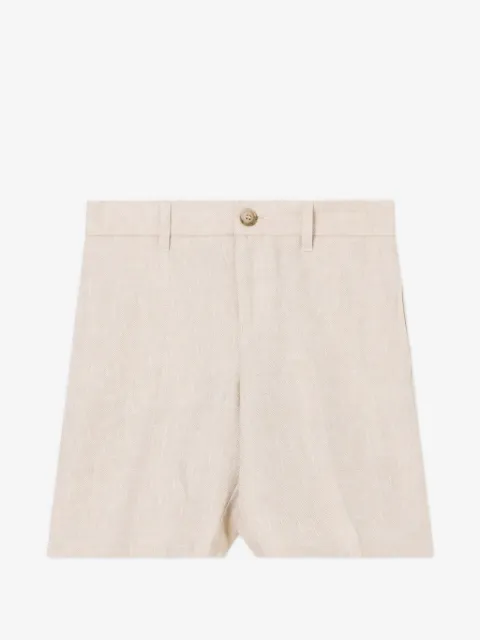 Emporio Armani Kids herringbone-pattern shorts