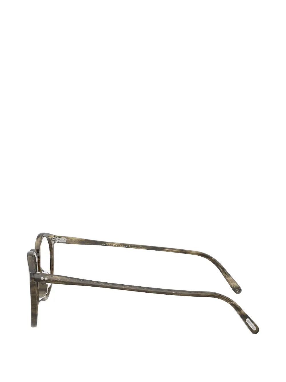 Oliver Peoples O'Malley zonnebril met rond montuur Groen