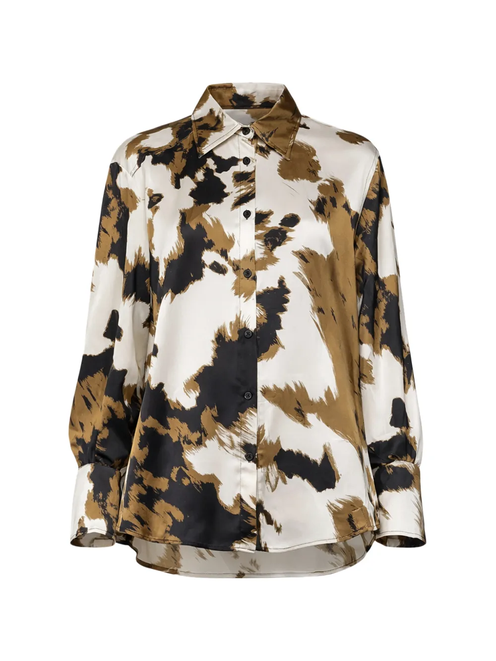 kaos long-sleeve patterned shirt - Bianco