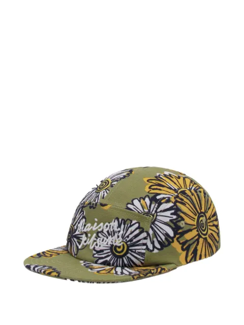 Maison Kitsuné floral-pattern baseball cap