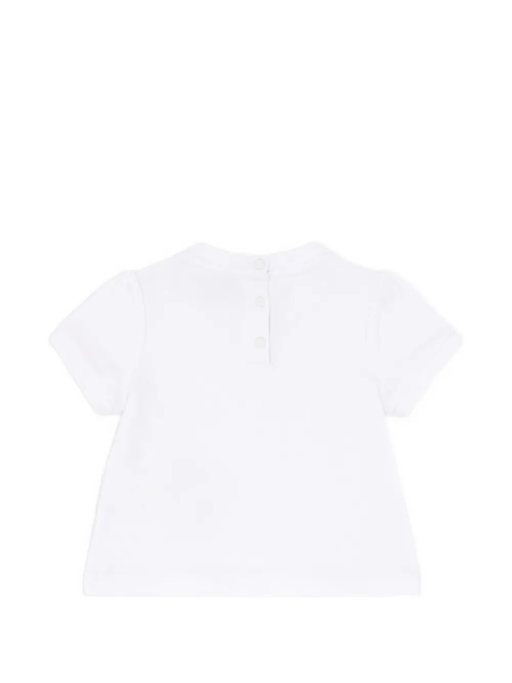 Emporio Armani Kids T-shirt met pofmouwen Wit