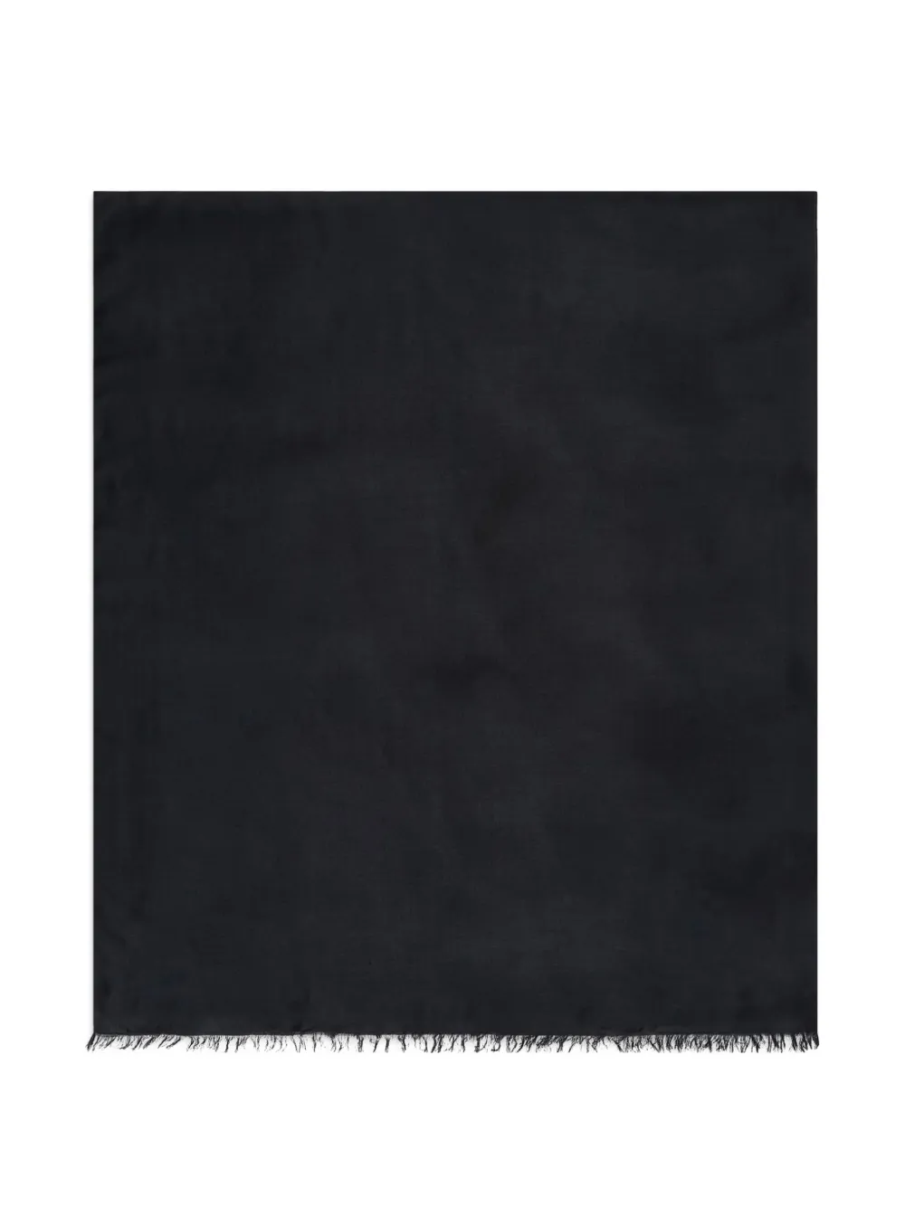 Emporio Armani frayed-hem scarf - Nero