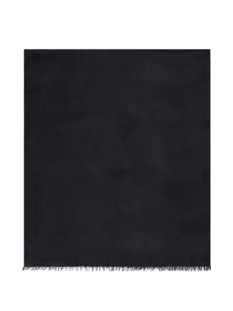 Emporio Armani frayed-hem scarf