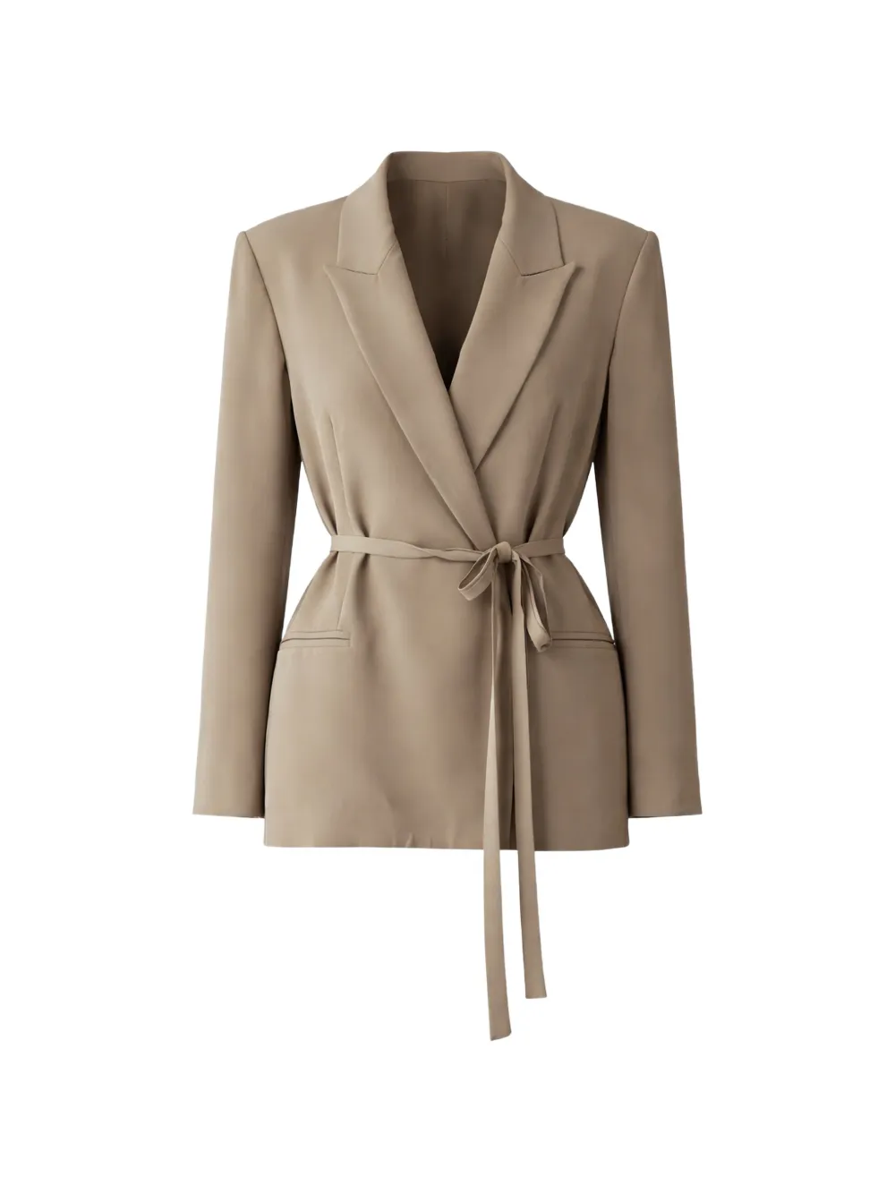 MeimeiJ tie-waist blazer - Nude