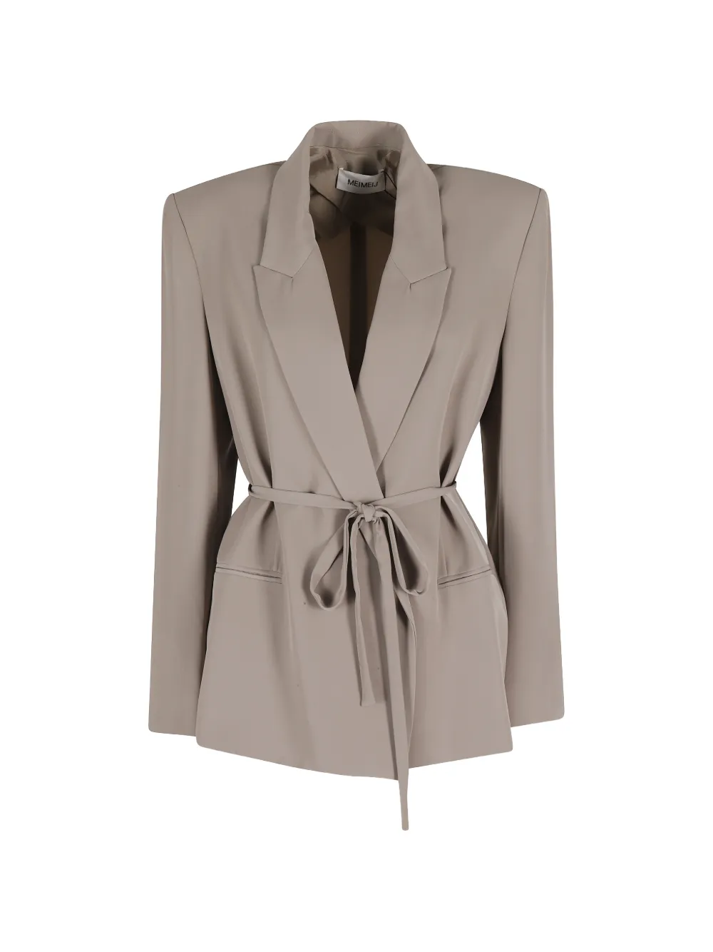 MeimeiJ tie-waist blazer - Neutrals