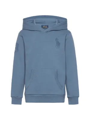 POLO RALPH LAUREN KIDS short-zip Sweatshirt | Blue | FARFETCH