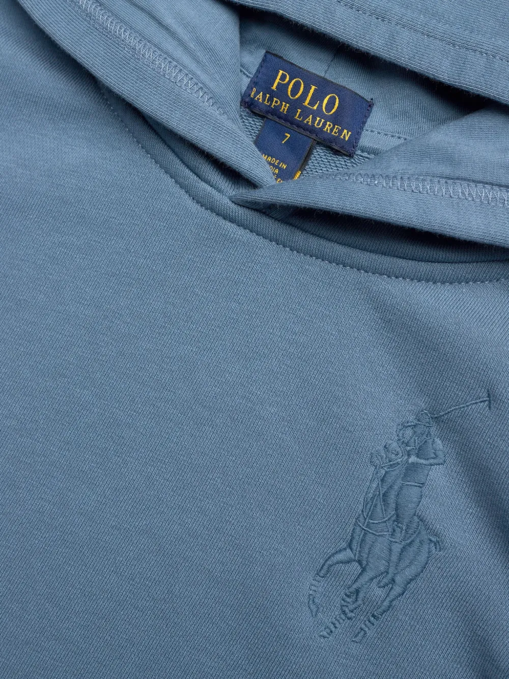 POLO RALPH LAUREN KIDS Hoodie met geborduurd logo Blauw
