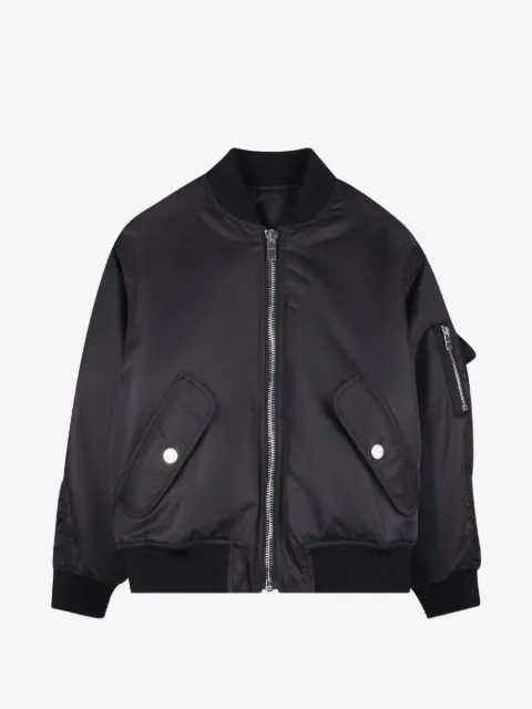 Givenchy Kids bomberjakke med lynlås foran