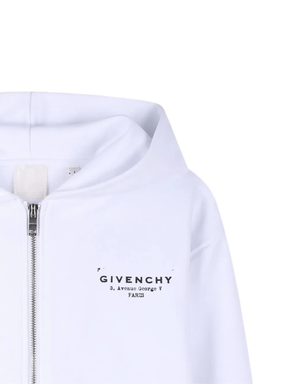 Givenchy Kids Hoodie met rits Wit