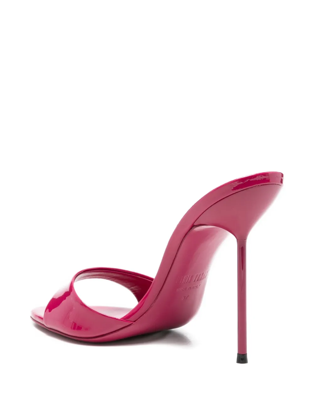 Paris Texas Lidia patent-finish stiletto sandals Roze
