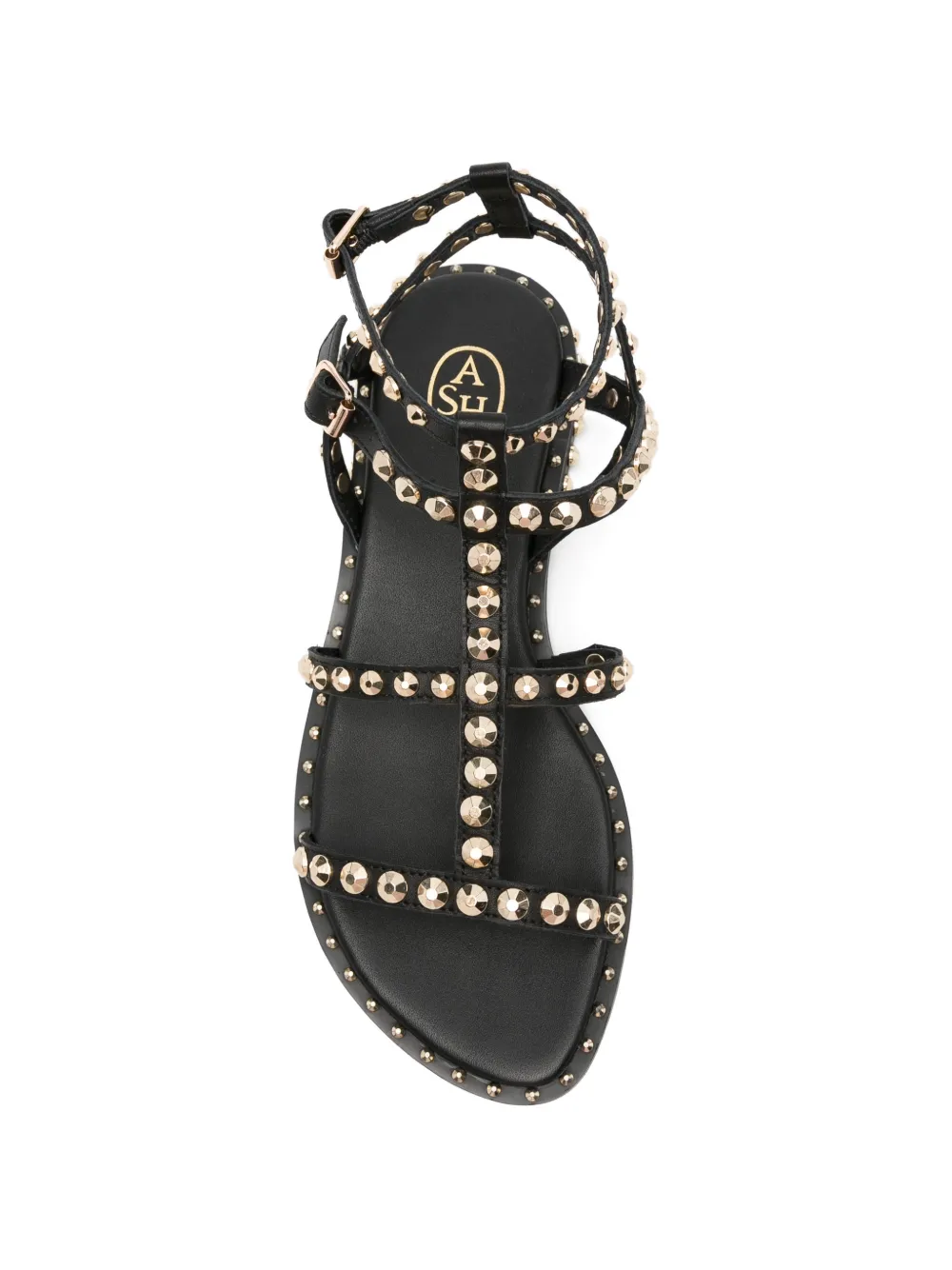 Ash Precious sandalen met studs Zwart