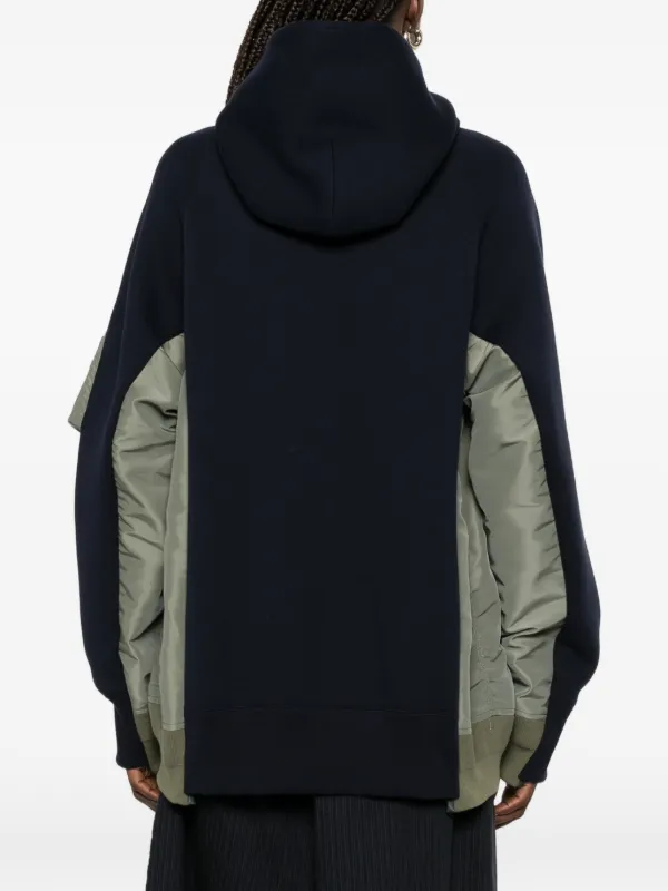 Sacai ジップポケット パーカー | ブルー | FARFETCH JP