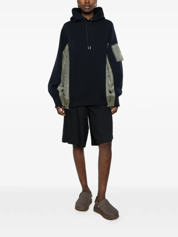 Sacai ジップポケット パーカー | ブルー | FARFETCH JP