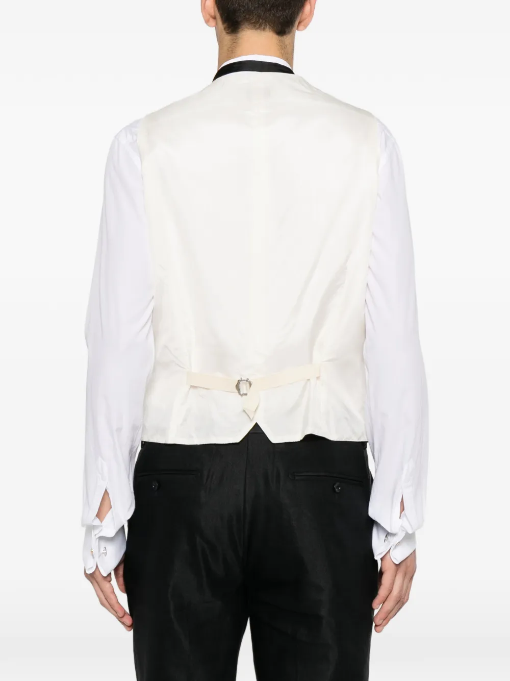Tagliatore Gilet met knopen Beige