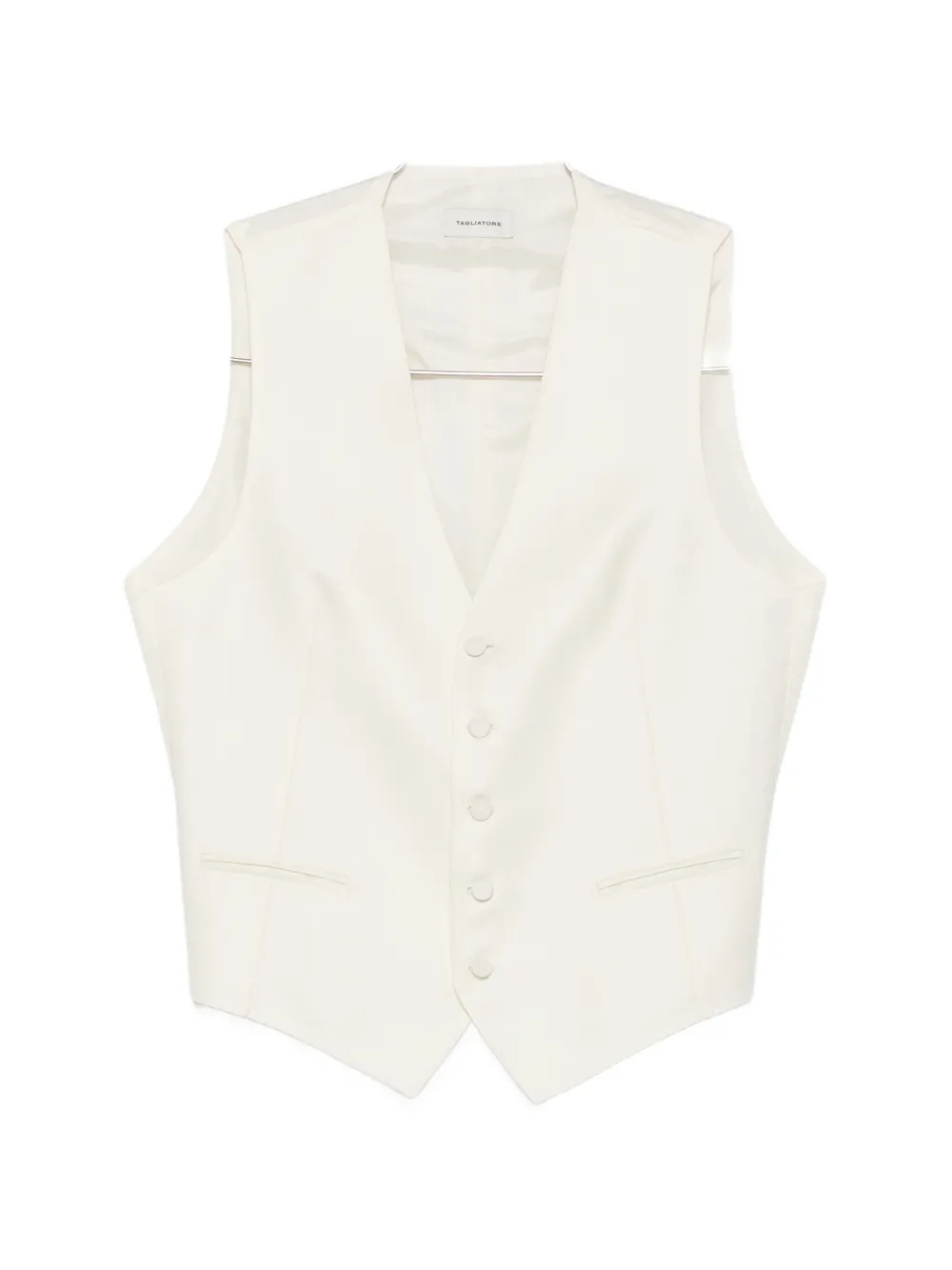 Tagliatore buttoned waistcoat - Neutrals