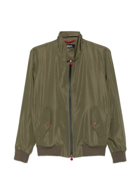 Kiton zip-up bomber jacket