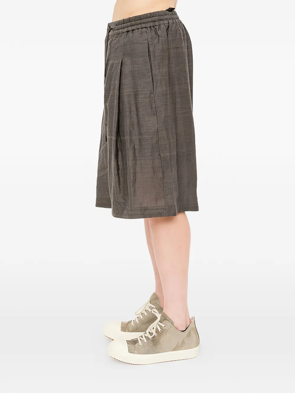  Devoa Bermudas Con Cordón - Marrón 