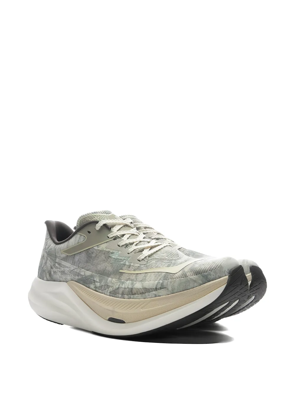 HOKA x John Elliott Rocket X 3 sneakers met spuitpatroon Groen