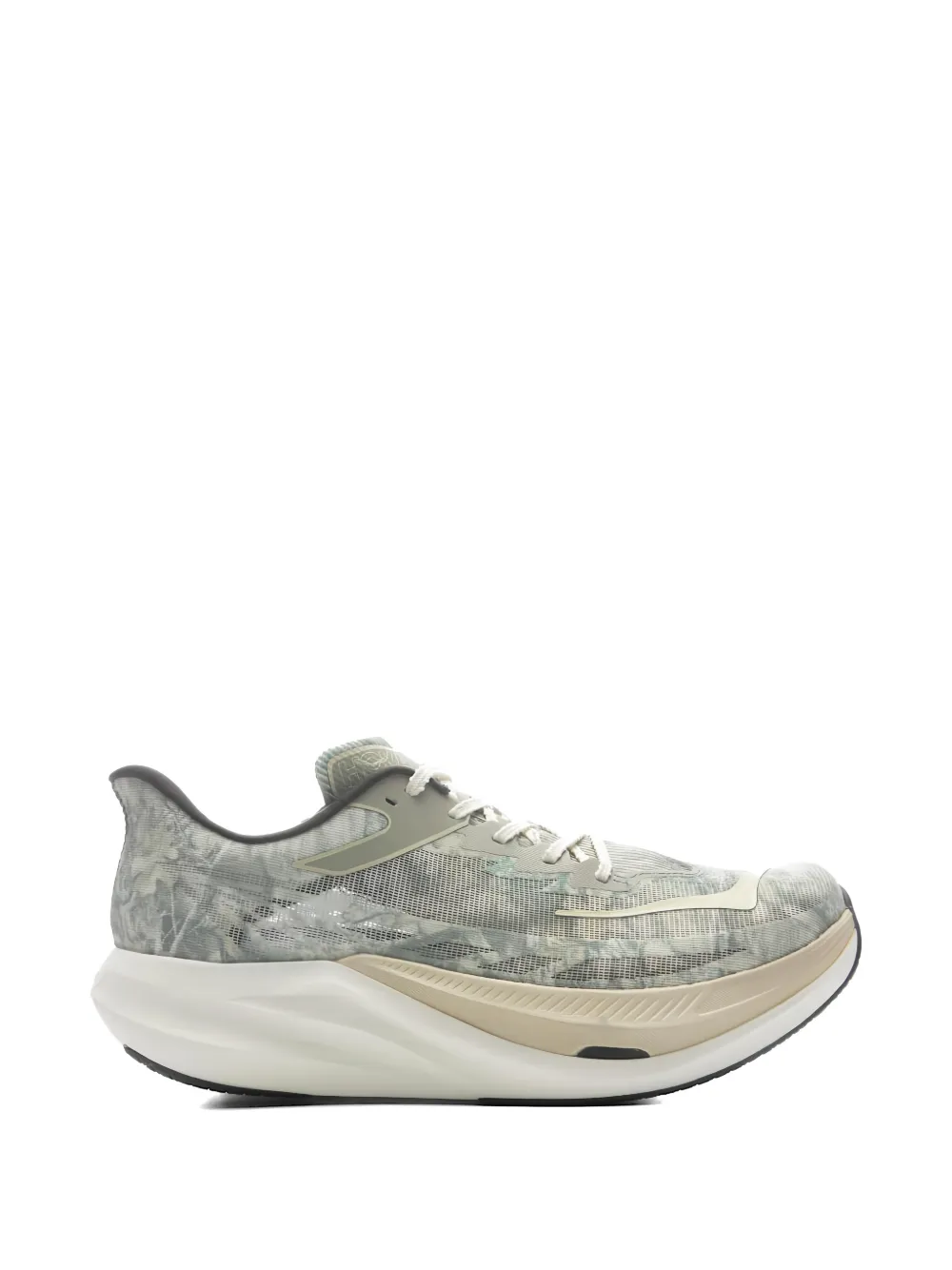 HOKA x John Elliott Rocket X 3 spray-pattern sneakers - Verde