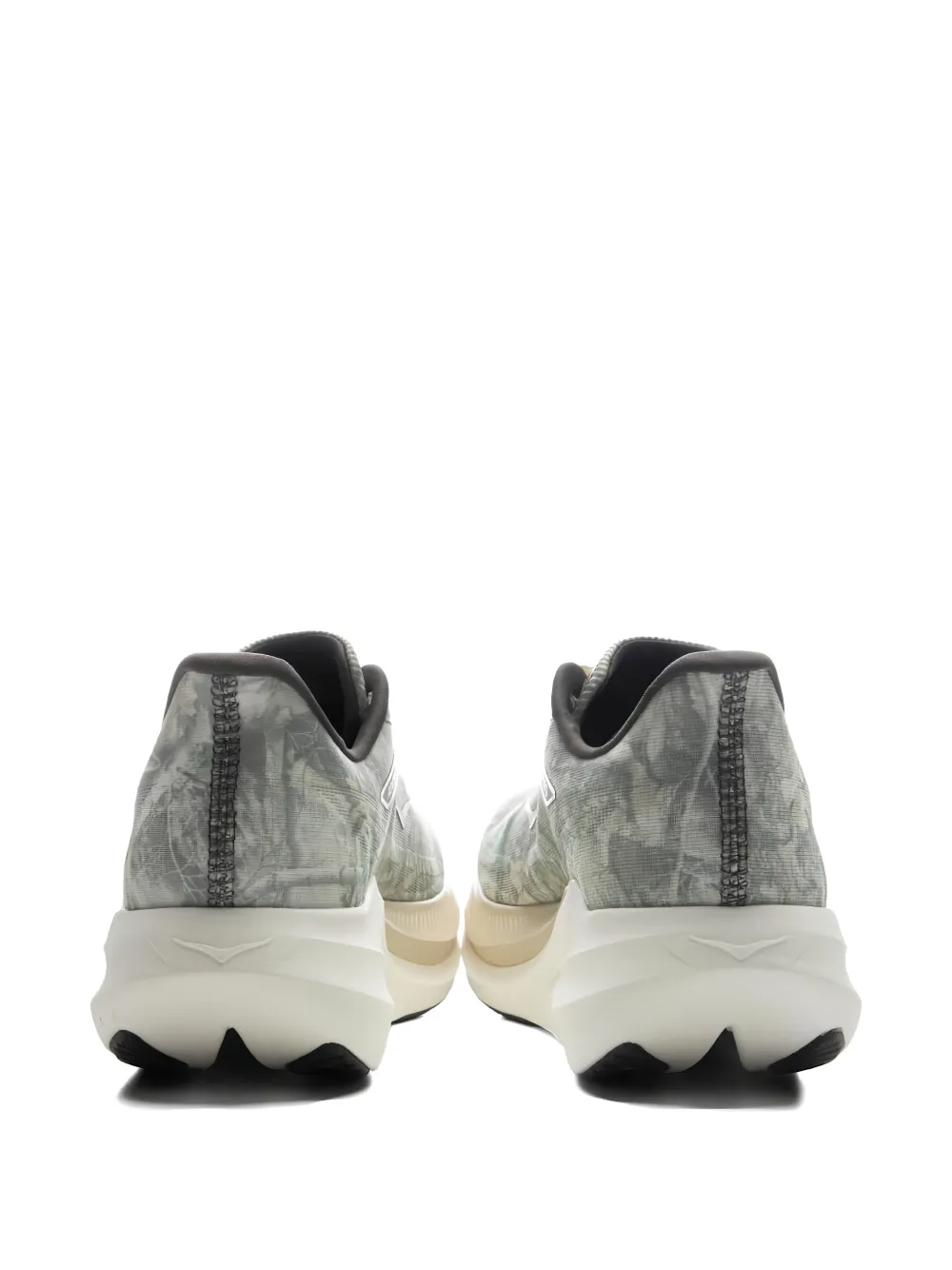 HOKA x John Elliott Rocket X 3 sneakers met spuitpatroon Groen