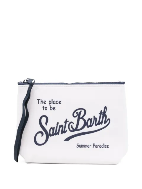 MC2 Saint Barth Aline lettering make up clutch bag