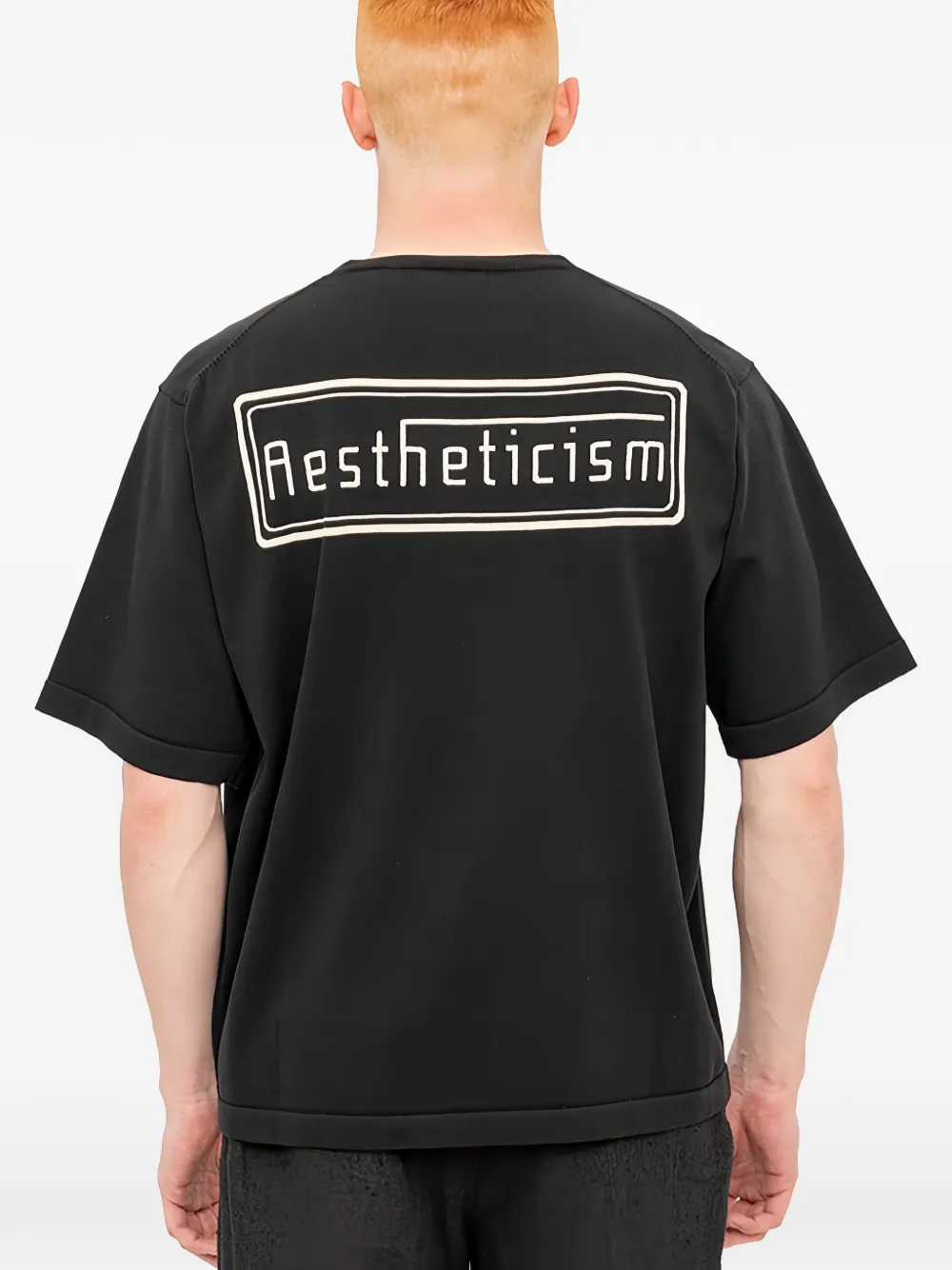  Devoa Camiseta Estampada - Negro 
