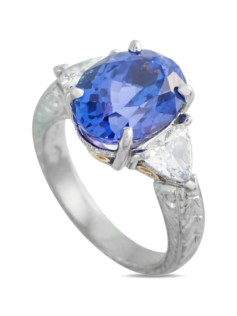 LB Exclusive diamond and tanzanite ring - Argento