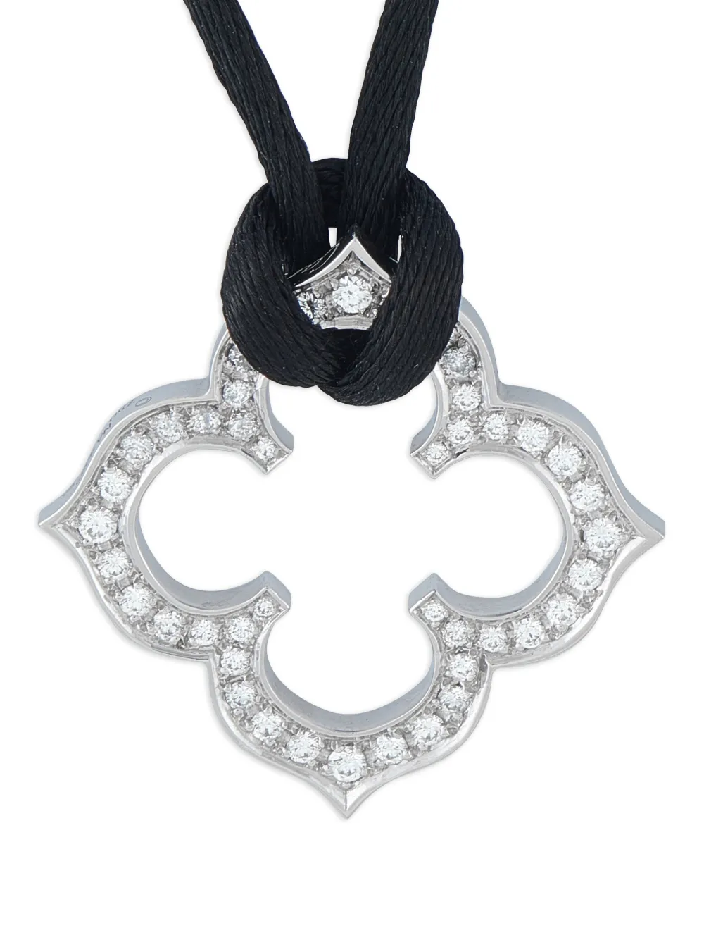 Cartier Quatrefoil diamond necklace - Argento