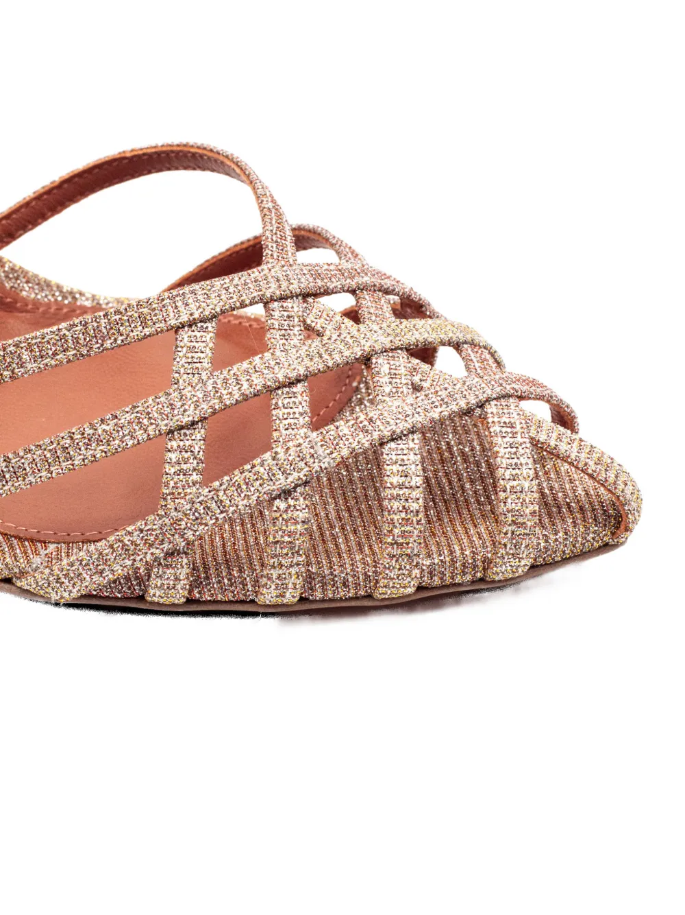 Castagna Miami sandalen met gekruiste bandjes Roze